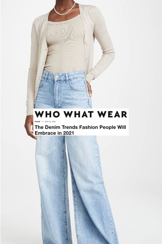 Who What Wear - Wide Leg Denim Trend 2021