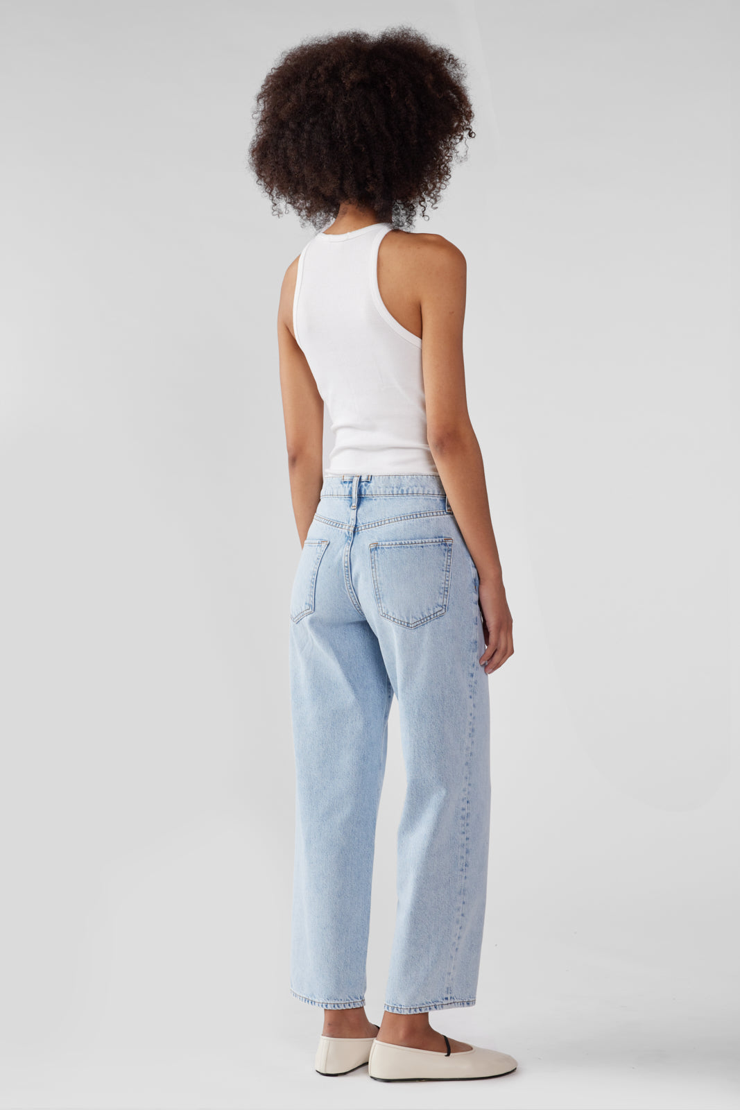 Kelly Mid-rise Cropped Straight Leg - Spring Indigo