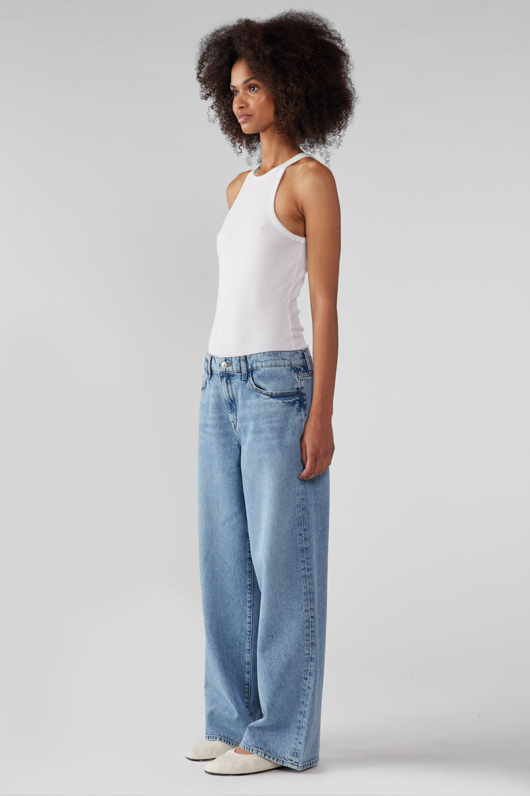 Sparrow Mid-Rise Baggy Jean - Prime Indigo