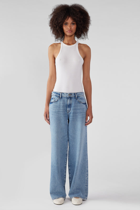 Sparrow Mid-Rise Baggy Jean - Prime Indigo