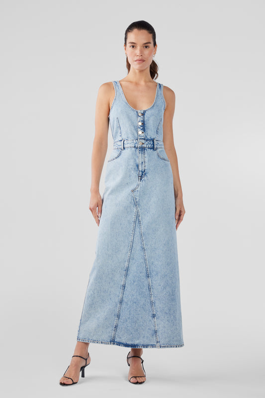 Ms. Mirren Maxi Dress - Spring Indigo