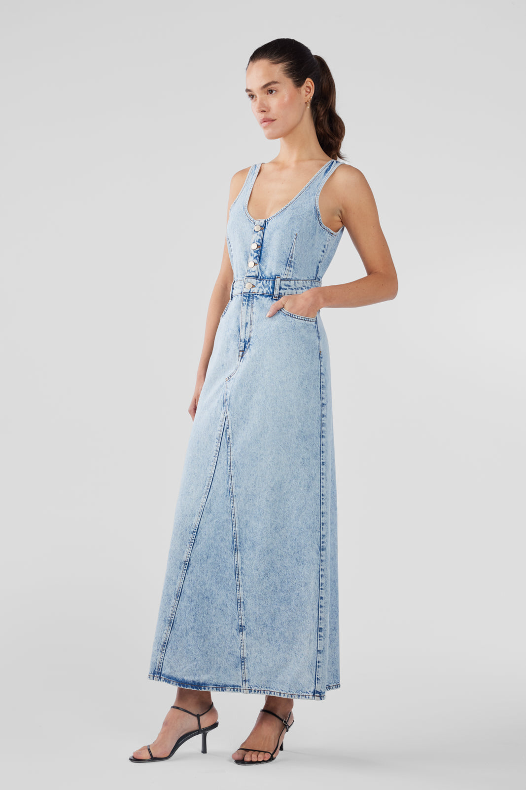 Ms. Mirren Maxi Dress - Spring Indigo