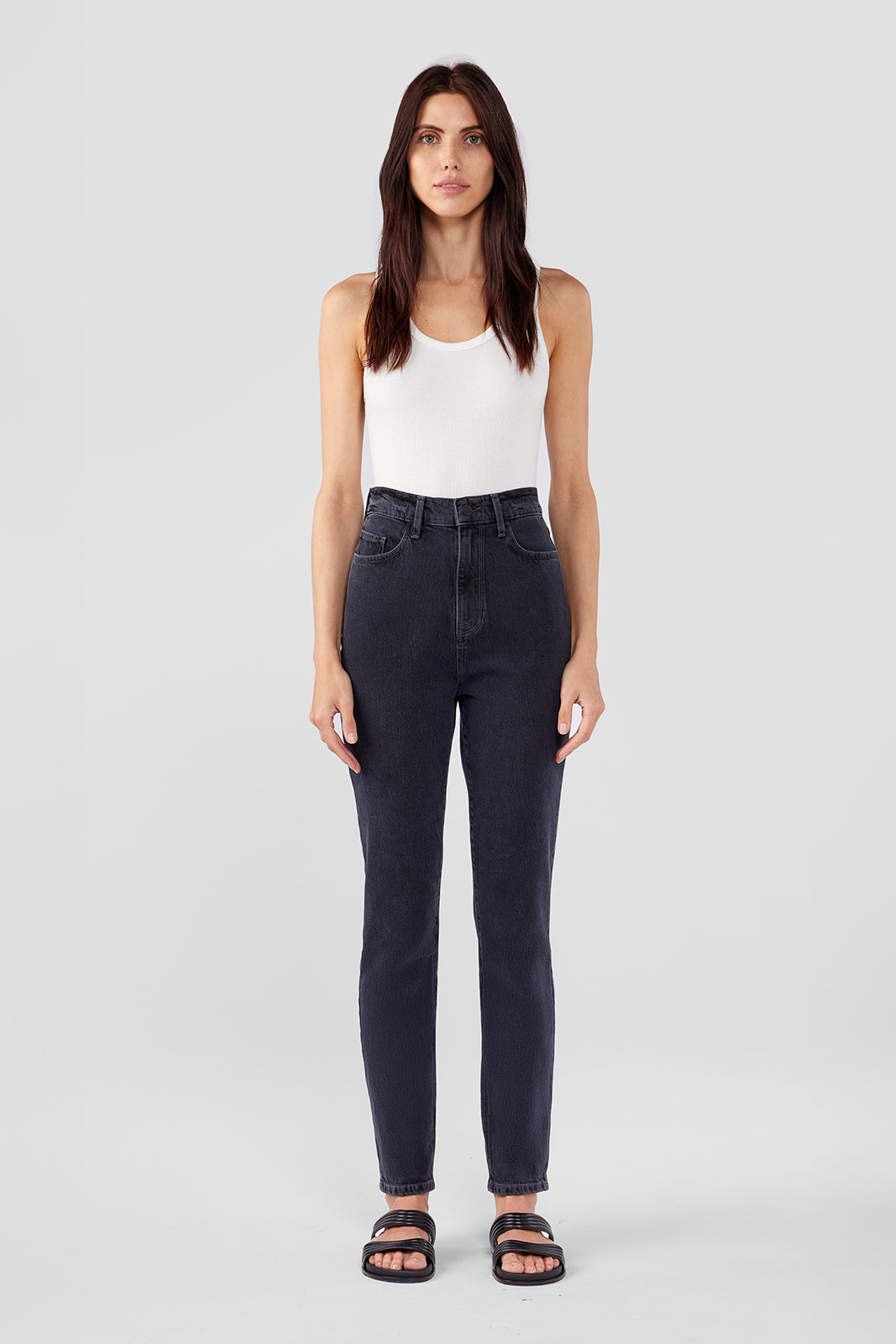 Ava High-Rise Retro Skinny Jean - Loved Black